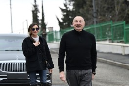 Prezident Xocavəndin Xanoba kəndində fərdi evlərin və infrastrukturun bərpa işləri ilə tanış olub - FOTO  - YENİLƏNİB 
