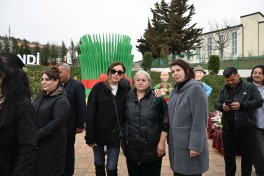 Prezident Xocavəndin Xanoba kəndində fərdi evlərin və infrastrukturun bərpa işləri ilə tanış olub - FOTO  - YENİLƏNİB 