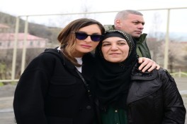 Prezident Xocavəndin Xanoba kəndində fərdi evlərin və infrastrukturun bərpa işləri ilə tanış olub - FOTO  - YENİLƏNİB 
