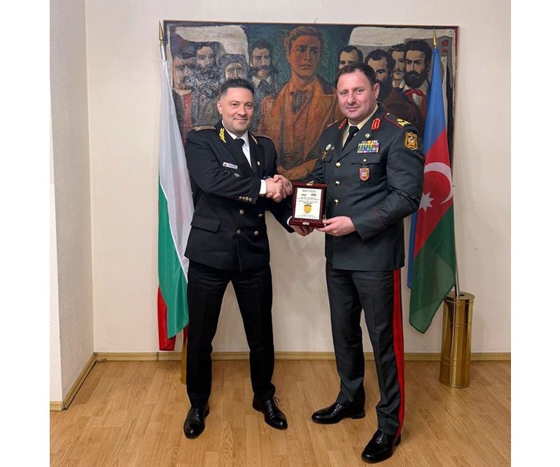 Hərbi polisin nümayəndə heyəti Bolqarıstana səfər edib
