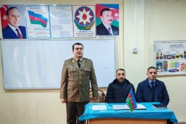 Fövqəladə hallarda davranış qaydaları barədə tədbirlər keçirilib