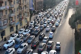 Bakıda sıxlıq olan yollar açıqlanıb - FOTO  - YENİLƏNİB 