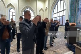 Gəncədə bayram namazı qılınıb - FOTOLENT 