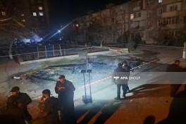 Sumqayıtda tonqal yandırılan zaman partlayış baş verib, 11 nəfər xəsarət alıb - VİDEO  - YENİLƏNİB 