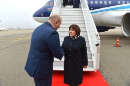Sahibə Qafarovanın başçılıq etdiyi nümayəndə heyəti Tbilisiyə səfər edib