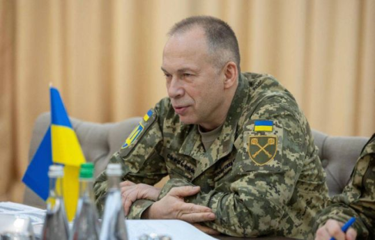 Ukrayna Silahlı Qüvvələrinin baş komandanı Aleksandr Sırski