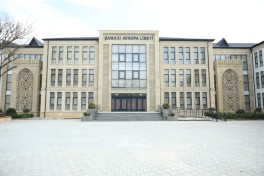 Prezident İlham Əliyev Şamaxı Avropa liseyinin yeni binasının açılışında iştirak edib
