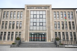 Prezident İlham Əliyev Şamaxı Avropa liseyinin yeni binasının açılışında iştirak edib