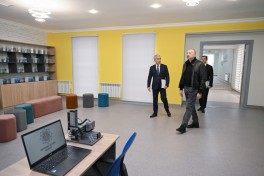 Prezident İlham Əliyev Şamaxı Avropa liseyinin yeni binasının açılışında iştirak edib