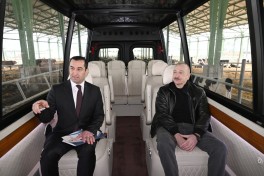 Prezident “Şirvan Aqro” heyvandarlıq kompleksinin açılışında iştirak edib