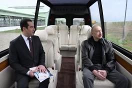 Prezident “Şirvan Aqro” heyvandarlıq kompleksinin açılışında iştirak edib