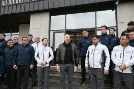 Prezident “Şirvan Aqro” heyvandarlıq kompleksinin açılışında iştirak edib