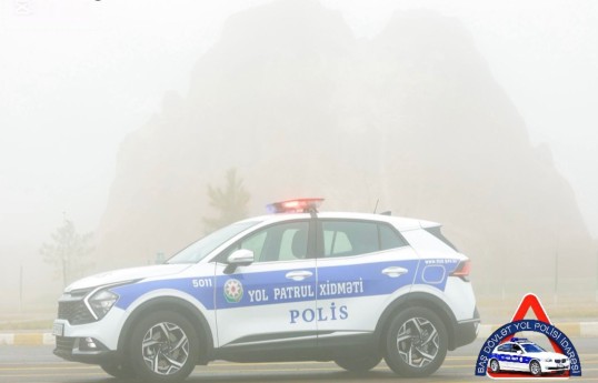 Yol polisi dumanlı hava ilə əlaqədar xəbərdarlıq edib