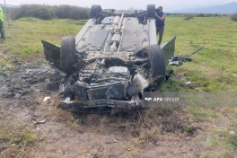 Lənkəranda yol qəzasında ər-arvad xəsarət alıb - FOTO 