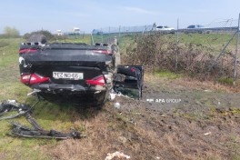 Lənkəranda yol qəzasında ər-arvad xəsarət alıb - FOTO 