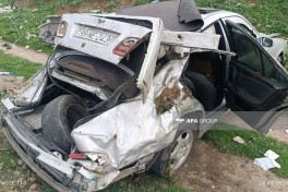 Tovuzda minik maşını aşıb, ölən var - FOTO 