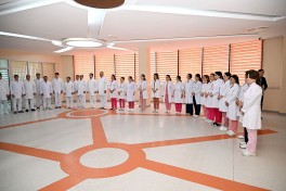 MN rəhbərliyi hərbi hospitalda olub