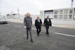 Prezident İlham Əliyev “Abşeron” Batareya Enerji Saxlanc Mərkəzinin açılışında iştirak edib