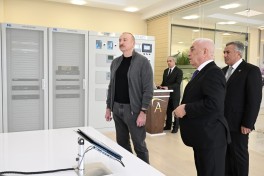Prezident İlham Əliyev “Abşeron” Batareya Enerji Saxlanc Mərkəzinin açılışında iştirak edib