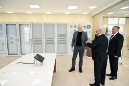 Prezident İlham Əliyev “Abşeron” Batareya Enerji Saxlanc Mərkəzinin açılışında iştirak edib