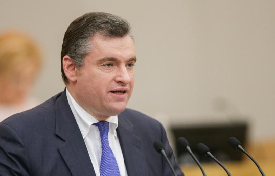 Rusiya Liberal Demokrat Partiyasının və Dövlət Dumasının Beynəlxalıq Əlaqələr Komitəsinin sədri Leonid Slutski