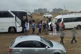 Beynəlxalq səyyahlar Ağdam Cümə məscidində olublar - YENİLƏNİB-1  - FOTO 
