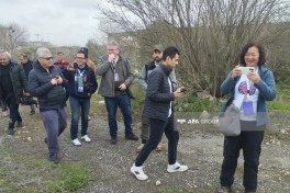 Beynəlxalq səyyahlar Ağdam Cümə məscidində olublar - YENİLƏNİB-1  - FOTO 