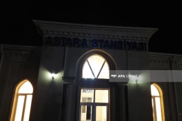 Rusiyadan qatarla göndərilən humanitar yardım Astaradan İrana yola salınıb - FOTO 