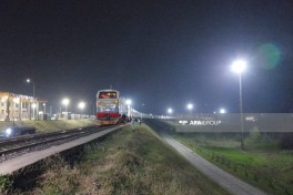 Rusiyadan qatarla göndərilən humanitar yardım Astaradan İrana yola salınıb - FOTO 