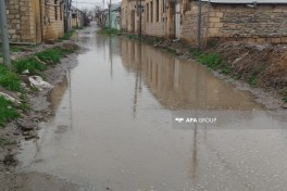 Gəncəyə yağan yağış ciddi fəsadlar törədib
