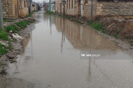 Gəncəyə yağan yağış ciddi fəsadlar törədib