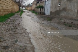 Gəncəyə yağan yağış ciddi fəsadlar törədib