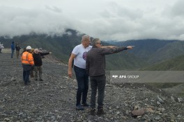 Səyyahlar Horadiz–Ağbənd avtomobil və dəmir yolu üzrə görülən işlərlə tanış olublar - FOTO 