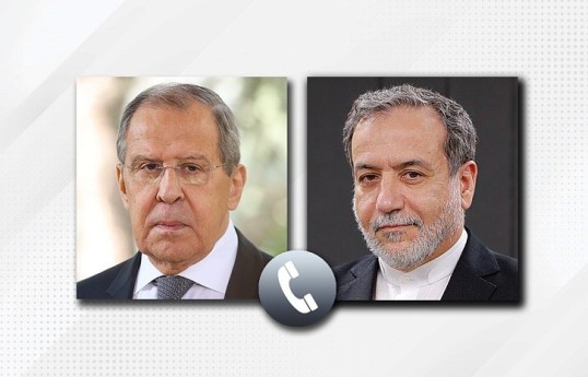Rusiya və İran xarici işlər nazirləri Sergey Lavrov və Abbas Əraqçi