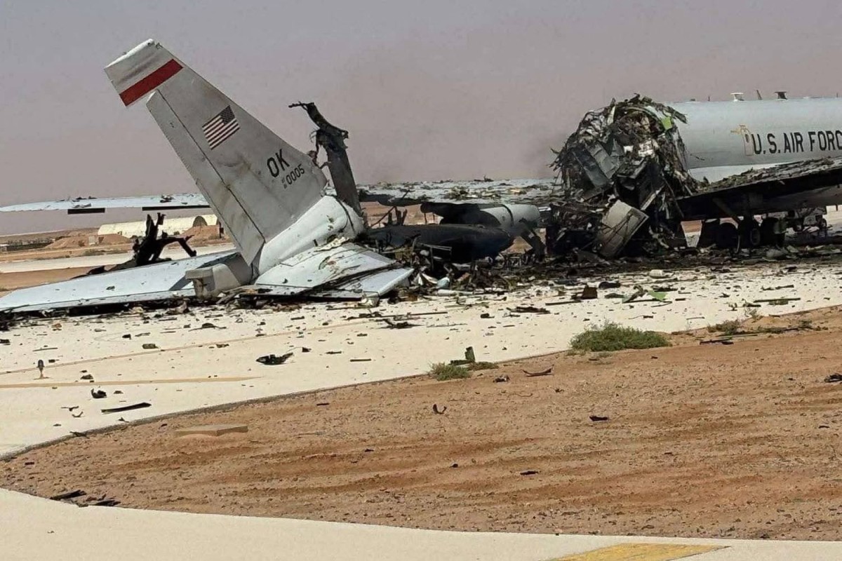 İran ABŞ-ın “E-3 Sentry” xüsusi kəşfiyyat təyyarəsini vurub - FOTO  - YENİLƏNİB 
