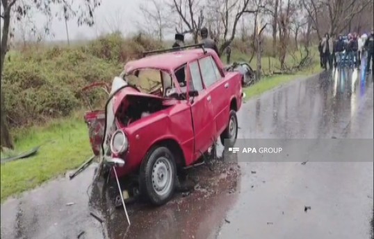 Zaqatalada yol qəzasında bir nəfər ölüb, 5 nəfər xəsarət alıb- FOTO  - YENİLƏNİB 