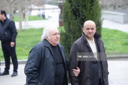 Xalq artisti Rasim Balayev I Fəxri xiyabanda dəfn edilib - FOTO  - YENİLƏNİB-1 
