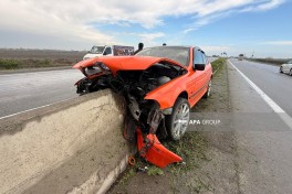 Ucarda yol qəzası olub, xəsarət alan var - FOTO 
