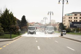 Bu gün paytaxtın 555 küçəsi yuyulub