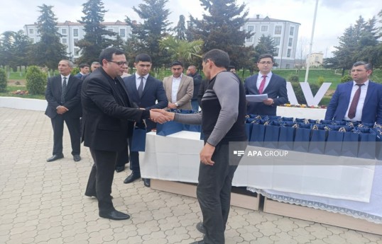 Növbəti köç karvanı Xocavənd şəhərinə çatıb, açarlar təqdim olunub - FOTO  - YENİLƏNİB-1 