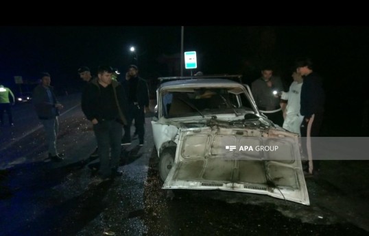 Zaqatalada iki minik maşını toqquşub, yaralılar var - FOTO 
