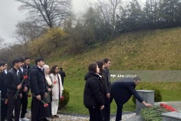 Quba Soyqırımı Memorial Kompleksi ziyarət olunur - FOTO 