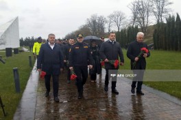 Quba Soyqırımı Memorial Kompleksi ziyarət olunur - FOTO 