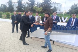 Növbəti köç karvanı Xocavənd şəhərinə çatıb, açarlar təqdim olunub - FOTO  - YENİLƏNİB-1 