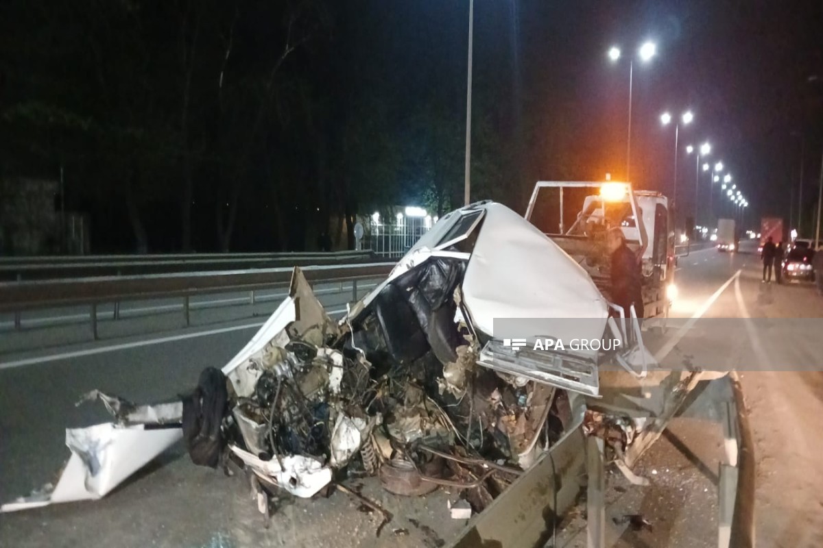 Goranboyda baş vermiş yol qəzasında ölən və xəsarət alan var - FOTO 