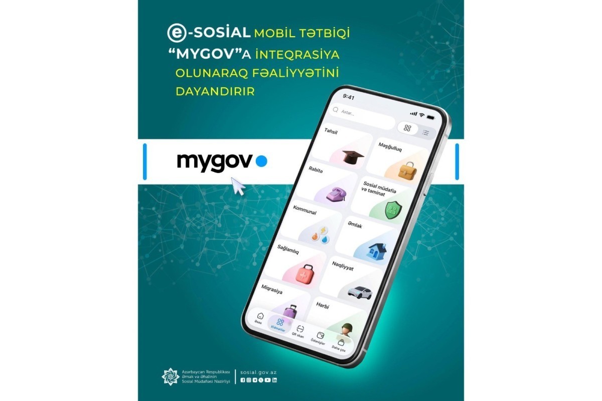 e-Sosial mobil tətbiqi bu gündən fəaliyyətini dayandırıb