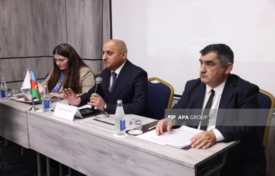 AMQF fəaliyyətinə və planlarına dair  ictimai hesabatla çıxış edib - FOTO 