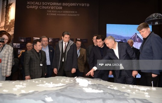 Diplomatik korpusun nümayəndələri Xocalı Soyqırımı Memorialında olublar - FOTO 