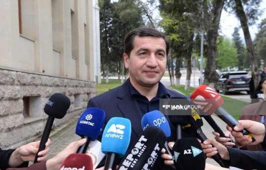 zərbaycan Prezidentinin köməkçisi - Prezident Administrasiyasının Xarici siyasət məsələləri şöbəsinin müdiri Hikmət Hacıyev