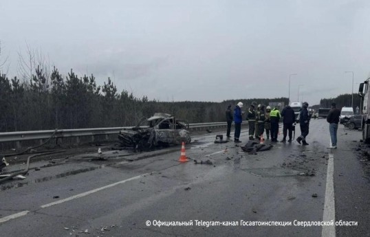 Rusiyada yol qəzasında 4 uşaq ölüb, daha 3 nəfər yaralanıb